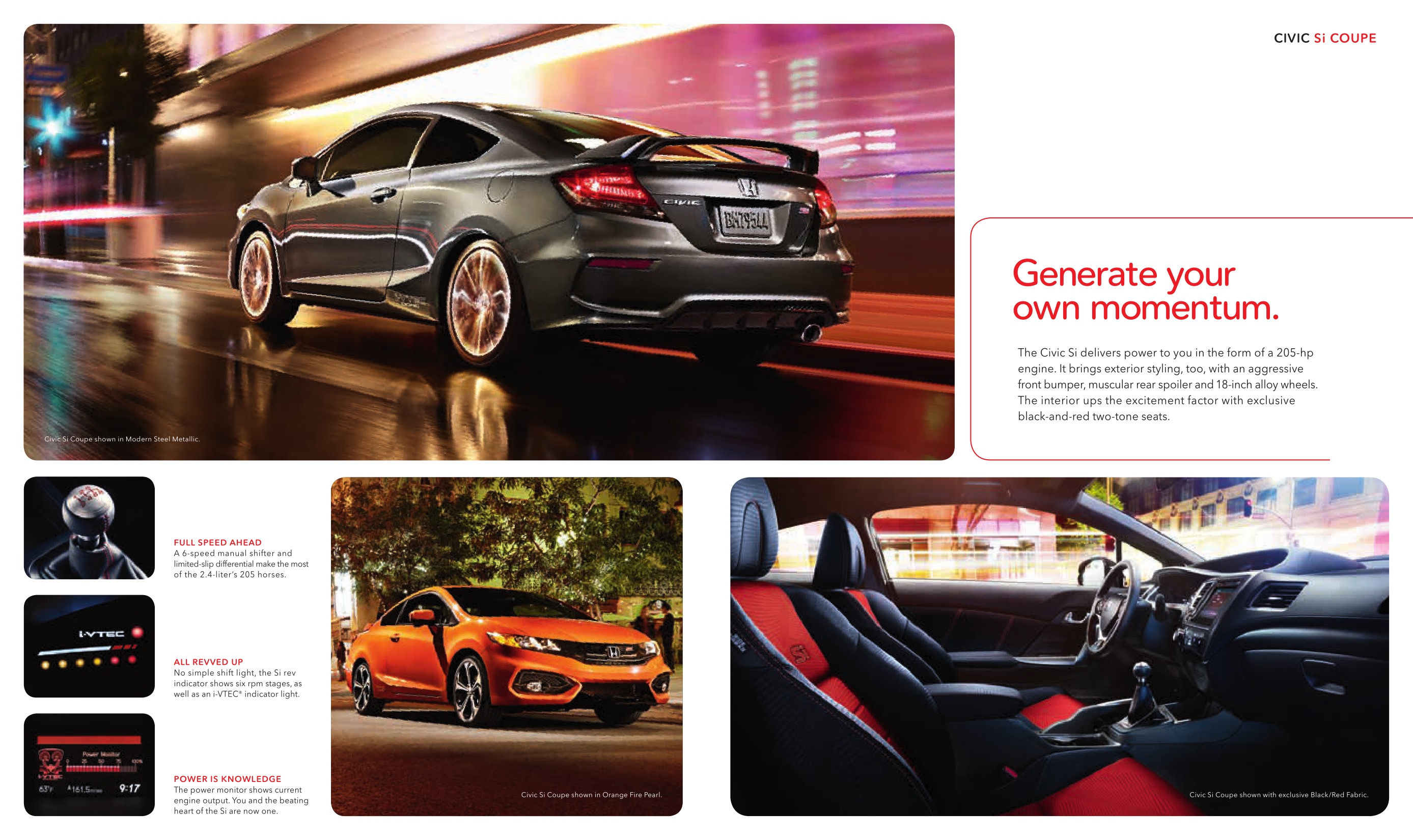 2015 Honda Civic Brochure Page 3